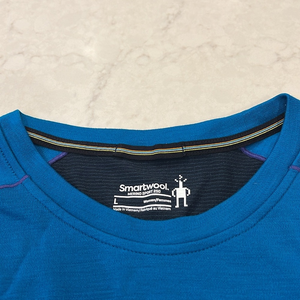 Smartwool Women's Merino Sport 250 Long Sleeve Crew size L - Picture 3 of 7